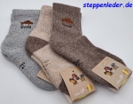 Socken aus 100% YAK-Wolle Größe 31-34 Super-Soft